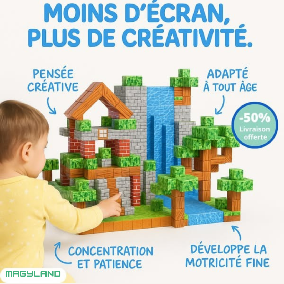 MagyLand – Blocs magnétiques créatifs